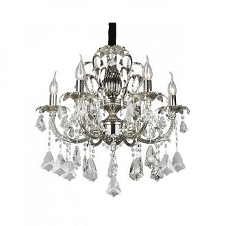 Подвесная люстра 80*80-135 см, 6*E14, 60W, Omnilux Omnilux 777 OML-77713-06, никель