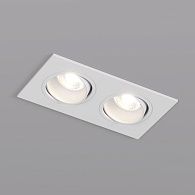 Светильник встраиваемый 17,3*9,3*3,4 см, вр 16*8 см, 2*GU5.3*10W, Denkirs Rodvig DK3072-WH, белый