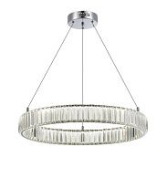 Люстра Ø600 x H1200, мм, 30W 4000K, CHROME (Хром) NewRgy D2107-DW-60 CHROME