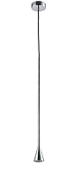 Светильник подвесной 8 см, Crystal Lux ENERO SP1 CHROME Хром