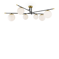 Потолочная люстра Maytoni Nostalgia MOD048CL-06G, золото-черный