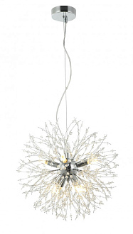 Люстра подвесная Stilfort 2123/09/08P, диаметр 40 см, хром