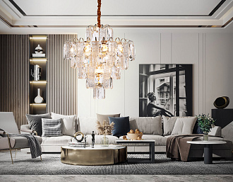 Люстра подвесная 60*61*96 см, E27 W, К, золото Ambrella Traditional Traditional TR5233