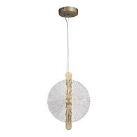 Подвесной светильник 28*3,3*37,2 см, 1*LED*11W, 4000K, ST-Luce Wasi SL6141.303.01, бронзовый