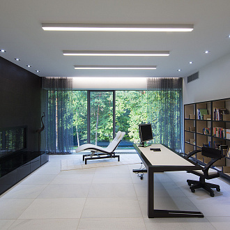 Линейный светодиодный накладной односторонний светильник 53см 10Вт 4200К матовое серебро 101-100-30-53 Elektrostandard Pro