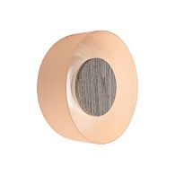 Настенный светильник 17 см, 6W, 3000K, LOFT IT Totem 10466W Amber matte wood, дерево-янтарный