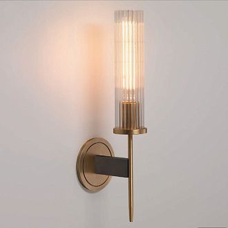Бра Alouette 1 11*11*43 см, 1*E14*40W, ImperiumLoft BULRASH01, Латунь