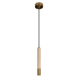 Подвесной светильник 4 см, Loft IT Everest 10583C Bronze, бронза-травертин