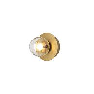 Бра 12*11,5*12 см, LED, 3000К, Maytoni Ambre MOD331WL-L3BS3K латунный