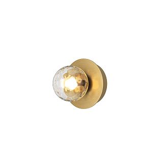 Бра 12*11,5*12 см, LED, 3000К, Maytoni Ambre MOD331WL-L3BS3K латунный