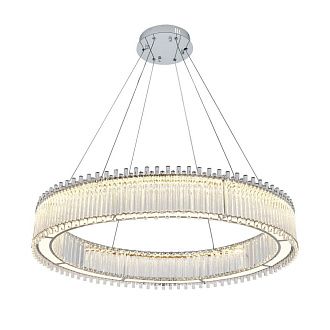 Подвесная люстра 80 см, 55W, 3000-6000K, Indigo Grado 12056/B/1P Chrome V000196L, хром