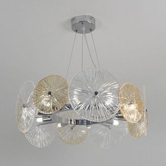 Светильник подвесной SAPFIR SPF-8742 CHROME/ХРОМ  D520/H200/10/G9/40W DAISY 25-03 (1)