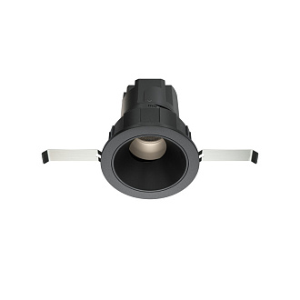Встраиваемый светильник 6,2*7 см, LED*7W, 4000 К, Wise DL057-7W4K-B Maytoni Downlight, Черный, вр 5,8 см