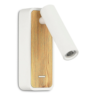 Светильник настенный 6*7,5 см, 1*LED*3W 3000K ST LUCE ST160.531.03 белый, светлое дерево