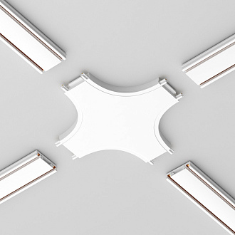 Комплектующие для накладной трековой системы Maytoni Technical Magnetic track system Radity TRA084CX-11W белый