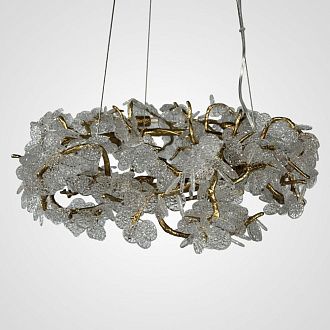 Подвесная люстра CARAMELLY A D60 60*60*20 см, 12*G9*40W, ImperiumLoft caramelly01, Латунь