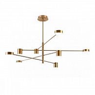 Подвесная светодиодная люстра диаметр 100 см Kink Light Мекли 07650-8,33(3000К) золото