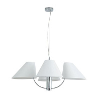 Подвесная люстра 85 см, Arte Lamp RONDO A4086LM-4CC, хром