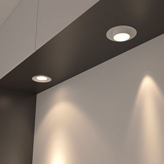 Встраиваемый LED светильник с регулировкой угла освещения 9919 LED 10W 4200K белый Elektrostandard, вр 6,7 см