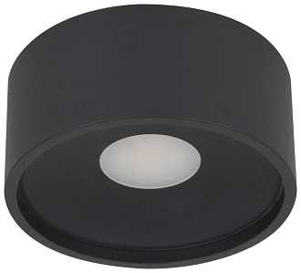 Влагозащищенный светильник 7,6*7,6*5 см, LED, 7W, 3000К, Wertmark  WTA.O01.607.30.07 черный