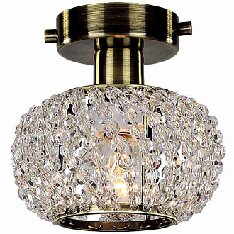 Потолочный светильник Favourite Sternchen 1391-1U, D140*H120, античная бронза