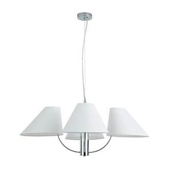 Подвесная люстра 85 см, Arte Lamp RONDO A4086LM-4CC, хром