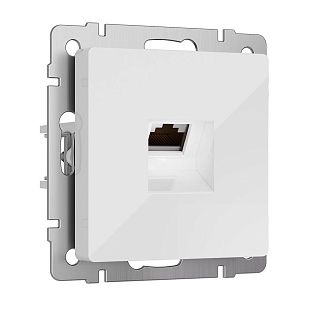 W5120101 Розетка Ethernet RJ-45 cat. 6A экранированная, белый Werkel, 4690389213465