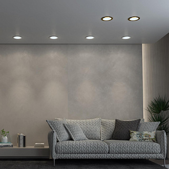 Светильник 17 см, 20W, 3000-6000K, Novotech Spot Lante 358956, бронза, вр 15 см