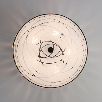 Люстра Citilux Гермес CL331151, диаметр 41 см, черный