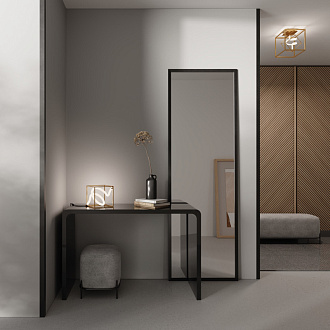 Накладной светильник 26*26*30 см, LED, 3000К, Maytoni Membrane MOD345CL-L9BS3K латунный