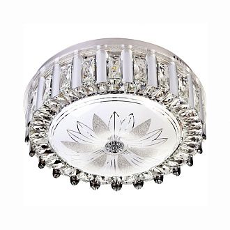 Потолочный светильник 50 см, 60W, 3300-5000K, LED4U 1156/500 CR, хром