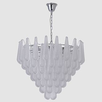 Подвесная люстра 75 см, Crystal Lux FONTAIN SP18 CHROME, хром