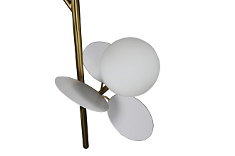 Подвесной светильник 32*169,5 см, 2*G9, 20W, Zortes Floret ZRS.01201.02, бронзовый