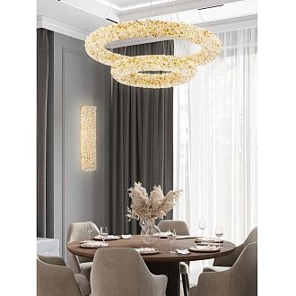 Подвесной светильник 80*50/130 см, LED 230W 2700-4600К MODESTYLE MS.6000.800.500 GD золото