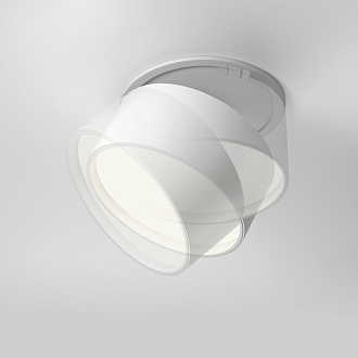 Встраиваемый светильник 8.5/8.2 см, LED*12W, 4000К, IP20, 970 Lm Maytoni Technical ONDA DL024-12W4K-W белый, вр 8,2 см