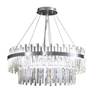 Светильник MD.6027 СHROME/ХРОМ  D400+600/H1200/1/LED/...W 4500K ASK2 DZN22-05