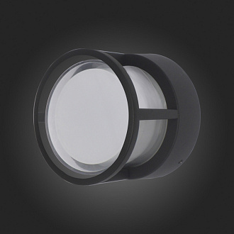 Светильник уличный настенный 11 см, 5W 4000K ST LUCE ALCENO SL9504.411.01 Черный