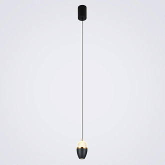 Подвесной светильник 10*8*200 см, LED 10W, 4200K, Черный LED4U L8754-1 GR