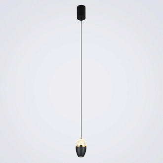 Подвесной светильник 10*8*200 см, LED 10W, 4200K, Черный LED4U L8754-1 GR