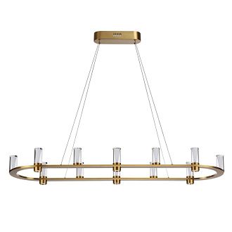Подвесной светильник 120*85*200- см, 12*LED*69W, 3000K, Odeon Light Defance 7144/65L, бронзовый