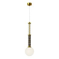 Накладной светильник 12*12*349,5 см, 1*G9, 28W, Maytoni TEATRO MOD287PL-01BS1 латунный