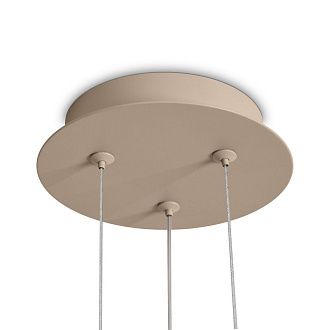 Подвесной светильник 35-120 см, LED*14W, 3000K, Freya Prism FR5535PL-L14B, Бежевый и серый