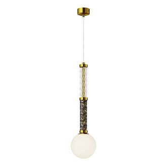 Накладной светильник 12*12*349,5 см, 1*G9, 28W, Maytoni TEATRO MOD287PL-01BS1 латунный