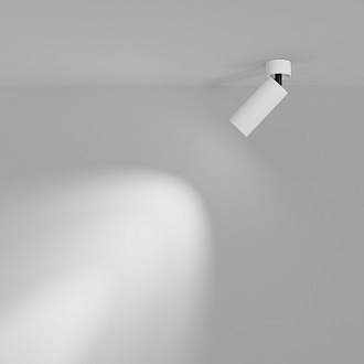 Светильник 5 см, 12W, 4000K, Maytoni FOCUS LED C055CL-L12W4K-W-D-W, белый, 50°, Dim, Triac