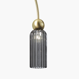Подвесной светильник 110*10*362,5 см, 4*E14, 160W, Maytoni ANTIC MOD302PL-04GR золото матовое
