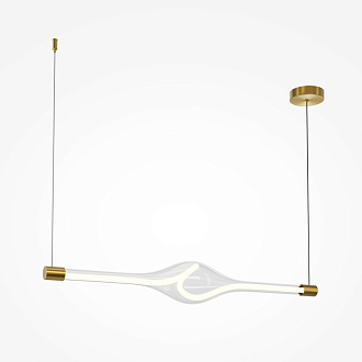 Подвесной светильник 96*13,5*316,5 см, LED, 3000К, Maytoni LOOP MOD290PL-L23BS3K латунный