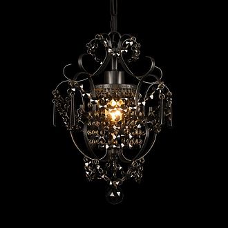 Подвесной светильник 27 см, Loft IT Burlesque 10417 BL, черный