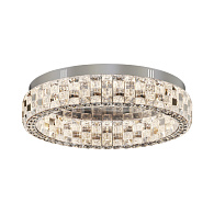 Накладной светильник 50*50*12 см LED, 24W, 3000К, Maytoni CASTELLO  MOD335CL-L24CH3K хром