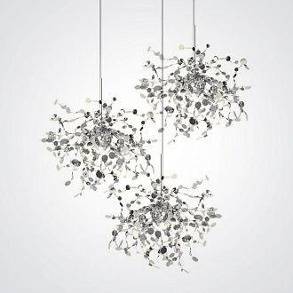 Подвесной светильник Tezani Argent 3R 85*85*40 см, 9*G9*40W, ImperiumLoft 132045-22, Хром