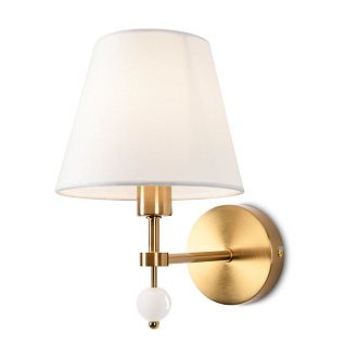 Бра 24*16*-25 см, 1*E14*40W, Freya  FR2064WL-01BS, Латунь
